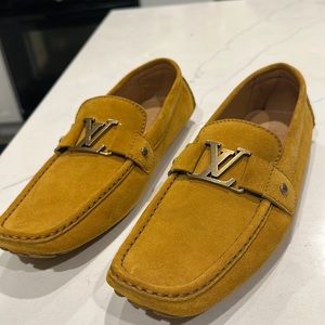 Louis Vuitton mustard loafer
